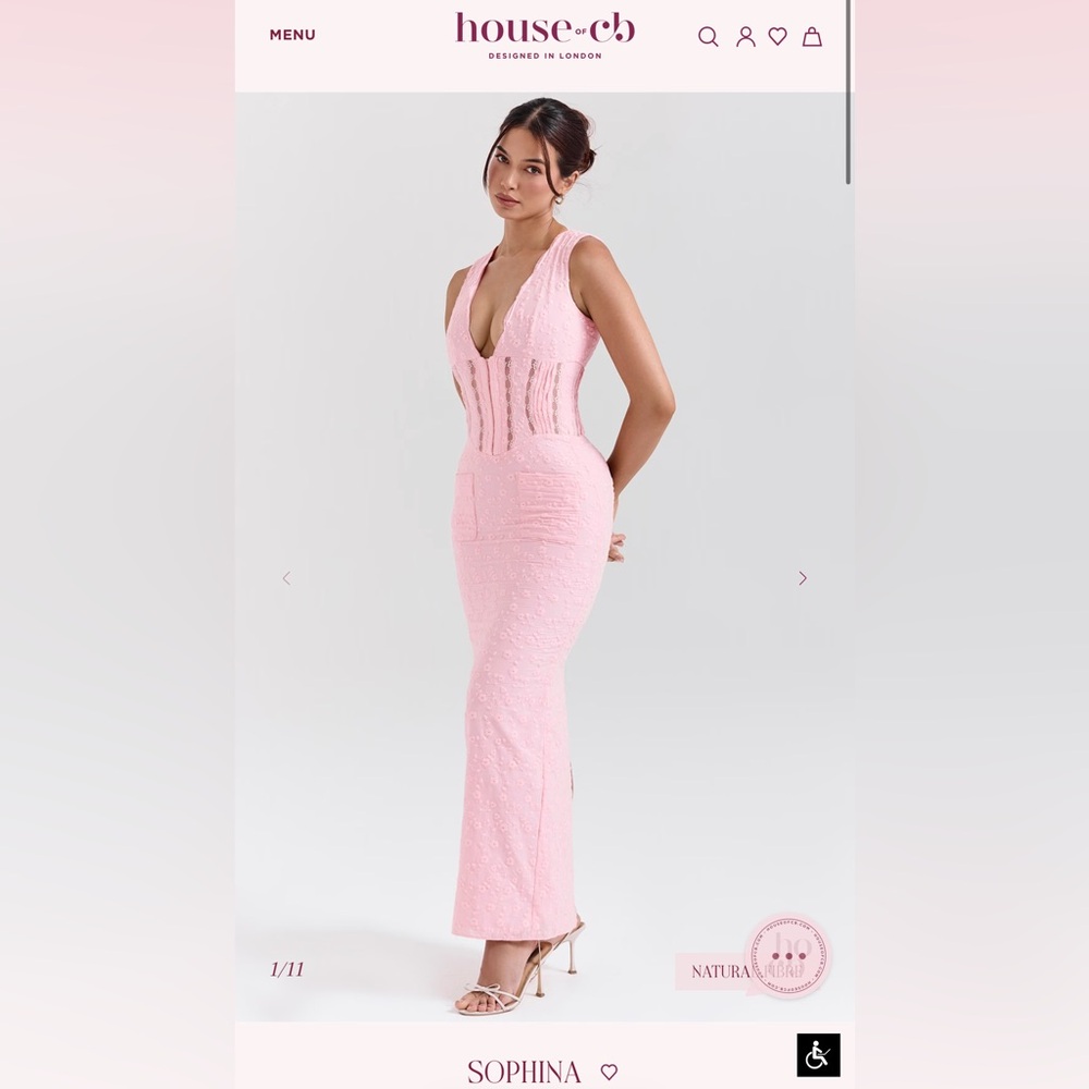 Brand New House of CB Pink Dress